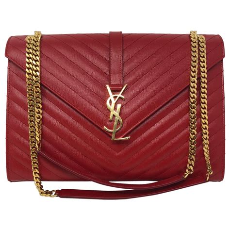 ysl leather chain bag|ysl shoulder bag price.